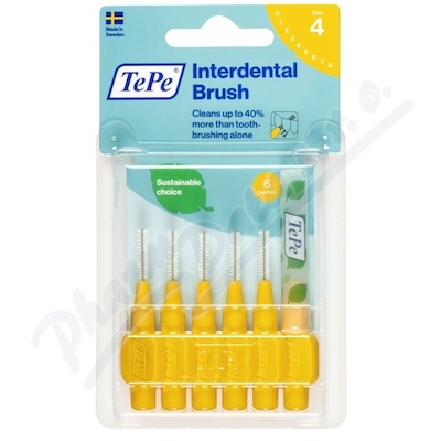 TePe meziz.kart.size 4 Žluté 6ks 117650