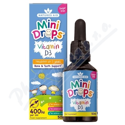 Vitamin D3 kapky pro děti a kojence 50ml