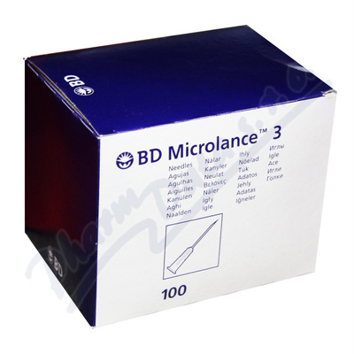 BD Microlance Inj. jehla 18G 1.20x40 růžová 100ks