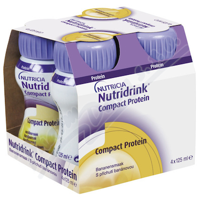 Nutridrink Compact Protein s př.banán 4x125ml