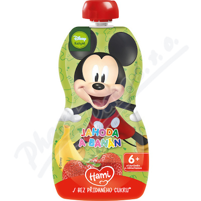 Hami kapsička Mickey jahoda banán 110g 6M
