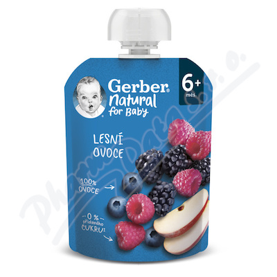 Gerber Natural kapsička lesní ovoce 90g 6M