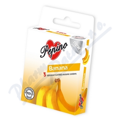 Prezervativ - kondom Pepino Banán 3ks