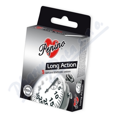 Prezervativ - kondom Pepino Long Action 3ks