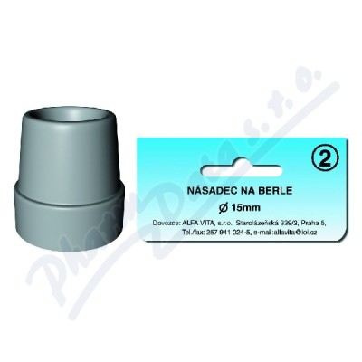ALFA násadec na berle č.2 15mm