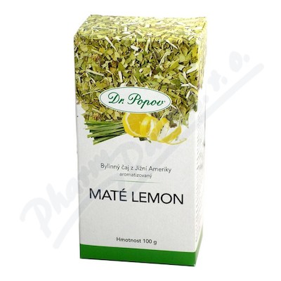 Dr.Popov Čaj Maté zelené Lemon 100g
