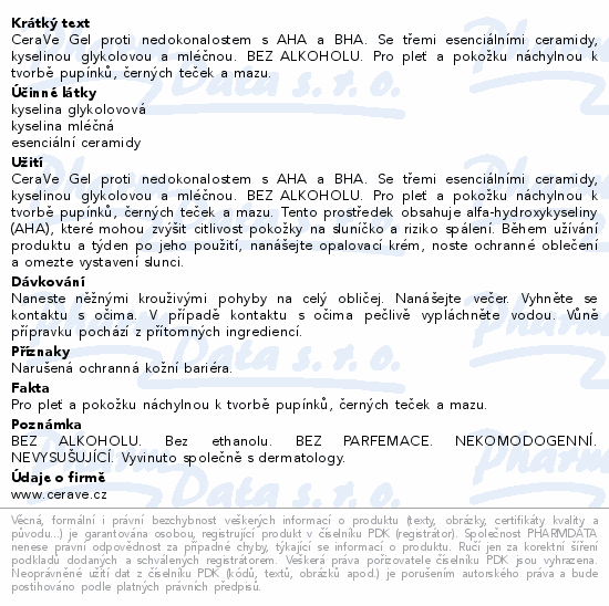 CERAVE Gel proti nedokonalostem 40ml